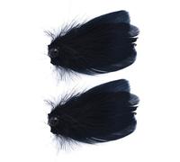 Itkcozcg Élégante épingle à cheveux avec perles artificielles et plumes - Style ballet - Pour filles et femmes - Accessoires de fête et de scène