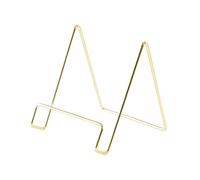 Itkcozcg Fournitures de bureau, pour support de rangement géométrique créatif simple en fer forgé pour tablette, livre, journaux, porte-revues en métal, doré, Size reference picture, Fournitures de