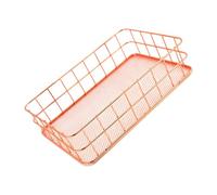 Itkcozcg Grand panier de rangement en maille avec base en métal robuste pour cuisine, bureau, maison