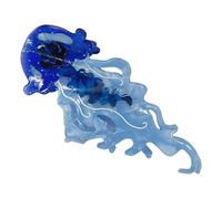 Itkcozcg Grande pince à cheveux en forme de méduse colorée pour femme en acétate forte prise en main pour une coiffure sécurisée de fêtes à thème