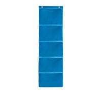 Itkcozcg Haning - Fournitures de bureau, dossier mural pratique à suspendre pour cartes de classe, dessin, photos, démonstrations de classe, bleu, 34*114cm, Fournitures de bureau
