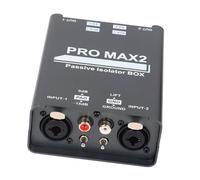 Itkcozcg Isolateur de son professionnel à 2 voies avec filtre de bruit actuel et microphone à la terre, installation facile, suppression du bruit