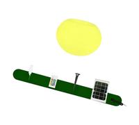 Itkcozcg Lampe solaire de décoration pour pot de fleurs avec éclairage LED à changement de couleur automatique pour extérieur