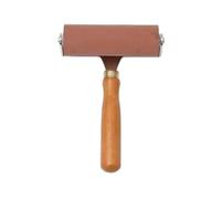 Itkcozcg Lot de 1/3 rouleaux en caoutchouc avec poignée en bois pour la fabrication d'impression, outil de brayer, rouleau de colle pour impression de bloc, estampage, papier d'artisanat