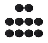 Itkcozcg Lot de 10 cache-vis de 6 mm en caoutchouc noir pour casque de vélo - Anti-poussière - Accessoires de cyclisme