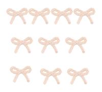 Itkcozcg Lot de 10 écussons brodés à coudre avec nœud pour vêtements