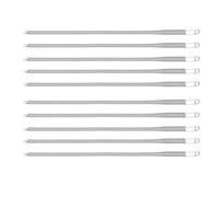 Itkcozcg Lot de 10 enfile-ceintures flexibles en acier inoxydable pour capuche, jupe