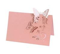 Itkcozcg Lot de 100 cartes de placement découpées pour mariage, banquets, dîners, fêtes