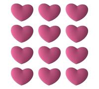 Itkcozcg Lot de 12 amortisseurs de cordes en forme de cœur pour raquette de tennis - Amortisseur de vibrations pour raquette de tennis