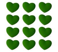 Itkcozcg Lot de 12 amortisseurs de cordes en forme de cœur pour raquette de tennis - Amortisseur de vibrations pour raquette de tennis