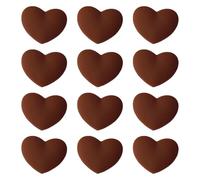Itkcozcg Lot de 12 amortisseurs de cordes en forme de cœur pour raquette de tennis - Amortisseur de vibrations pour raquette de tennis