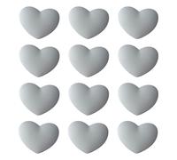 Itkcozcg Lot de 12 amortisseurs de cordes en forme de cœur pour raquette de tennis - Amortisseur de vibrations pour raquette de tennis