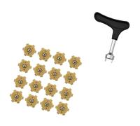 Itkcozcg Lot de 16 crampons de rechange antidérapants pour chaussures de golf