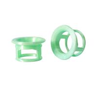 Itkcozcg Lot de 2 embouts de poignée de vélo Noctilucent - Bouchons creux pour guidon de vélo