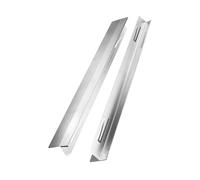 Itkcozcg Lot de 2 farces métalliques rétractables pour cuisinière et four, plan facile et soigné, empêche les débris alimentaires modifiables, 35,1 cm à 27,5 cm