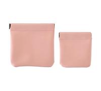 Itkcozcg Lot de 2 pochettes de rangement portables en matériaux imperméables et robustes pour usage domestique, Couleur poudre claire, I