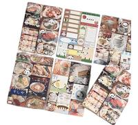 Itkcozcg Lot de 50 feuilles de bloc-notes sur le thème des pandas, bloc-notes simples, bloc-notes rétro, bloc-notes pour l'école