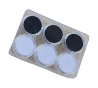 Itkcozcg Lot de 6 boîtes de rangement pour bijoux en acrylique transparent avec doublure en éponge