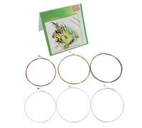 Itkcozcg Lot de 6 cordes colorées pour guitare électrique pour débutant