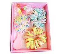 Itkcozcg Lot de barrettes élastiques à cheveux pour enfants avec design coloré pour écolière