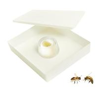 Itkcozcg Mangeoire à eau de grande capacité 6 L - Anti-fuite - ABS - Outil d'apiculture - Fournitures d'hiver - Solution d'alimentation en sucre - Mangeoire carrée pour abeilles