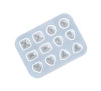 Itkcozcg Moule en silicone robuste pour boucles d'oreilles tendance - Accessoire portable pour la fabrication de bijoux élégants - Ensemble de moulage en résine