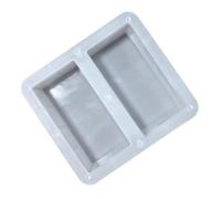 Itkcozcg Moules à béton faciles à nettoyer pour créer des motifs uniques sur les patios et les allées de jardin - Cadre réutilisable - Moules à briques familiaux