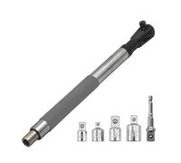 Itkcozcg Multiples adaptateurs à cliquet 1/2 nch 3/8 nch 1/4" Convertisseurs manuels électriques Poignée antidérapante pour mécaniciens Clé à cliquet pour assemblage de meubles