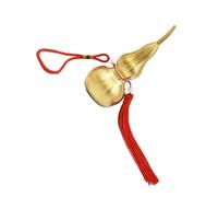 Itkcozcg Pendentif en forme de gourde en cuivre à suspendre symbolise la prospérité et la chance, idéal pour la maison ou pour offrir une décoration miroir de voiture