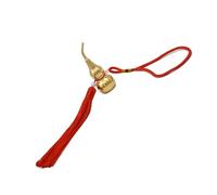 Itkcozcg Pendentif en forme de gourde en cuivre à suspendre symbolise la prospérité et la chance, idéal pour la maison ou pour offrir une décoration miroir de voiture