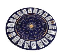 Itkcozcg Pendules D'astrologie Carte Tarot Tarot Mousepad Divinations en Caoutchouc Dowsing Dowshing Pendulums Cérémonie pour Décoration De Bureau Tarots Caouth