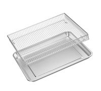 Itkcozcg Plaque de cuisson équipée d'une poignée sûre et panier de friteuse à air comprimé adapté pour un retrait sans effort dans les environnements de cuisson chauds