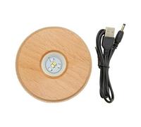 Itkcozcg Plateforme lumineuse à LED offrant une couleur dynamique pour une meilleure présentation d'artefacts et création d'ambiances - Support d'éclairage en bois