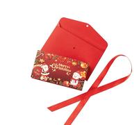 Itkcozcg Porte-cartes à 6 emplacements pour festival, espèces, argent, pour les fêtes de fin d'année, les réunions de famille, les fournitures de fête de Noël