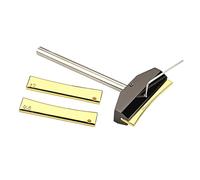 Itkcozcg Presse à frettes de guitare professionnelle avec 3 inserts texture en alliage pour instrument de basse électrique précis