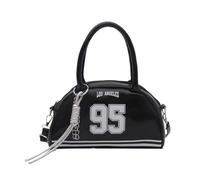 Itkcozcg Sac à bandoulière pour femme avec sangle réglable en cuir synthétique - Sac à main décontracté - Sac à main de bowling pour femme, café, One Size