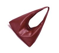 Itkcozcg Sac seau élégant avec intérieur spacieux en polyuréthane, sac à main tendance pour les trajets quotidiens et les voyages, sac à main multi-occasions, Rouge, One Size