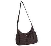 Itkcozcg Sac seau moderne avec cordon de serrage - Organisation intérieure spacieuse - Léger - Design adapté aux voyages - Essentiel - Plusieurs poches - Cordon de serrage, café, One Size