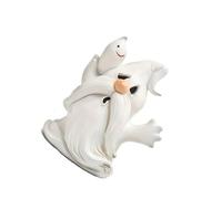 Itkcozcg Sculpture naine de manifestation de colophane imperméable pour Halloween avec plan amusant pour une utilisation à l'intérieur, décorations de plan de travail d'Halloween