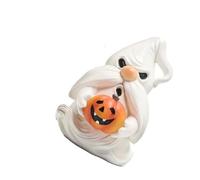 Itkcozcg Sculpture naine de manifestation de colophane imperméable pour Halloween avec plan amusant pour une utilisation à l'intérieur, décorations de plan de travail d'Halloween