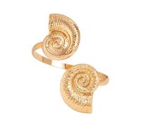 Itkcozcg Style punk étoiles de mer géométriques manchette d'ouverture réglable pour femme bras en métal bijoux punk bijoux femme cadeau, taille unique, Comme décrit