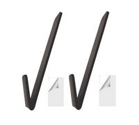 Itkcozcg Support mural pour casquettes de baseball avec cintre adhésif pour écharpes, sacs, serviettes, vêtements, cravates, noir