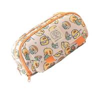 Itkcozcg Trousse à crayons de grande capacité avec motif animal - Trousse à crayons - Fournitures scolaires et de bureau pour étudiants - Rangement spacieux - Jolie trousse de rangement, Jaune canard
