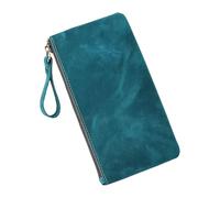 Itkcozcg Trousse à crayons esthétique simple de grande capacité pour la rentrée scolaire pour fille - Trousse rétro esthétique simple - Fournitures scolaires, bleu