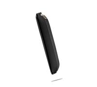 Itkcozcg Trousse à crayons réglable avec bandes élastiques réglables en cuir pour bloc-notes, Noir , Size: Approx. 25x190mm/0.98x7.48in