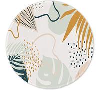 ITNRSIIET Tapis de Souris avec Bord Cousu, Tapis de Souris de qualité supérieure, texturé, imperméable, Base en Caoutchouc antidérapant, pour Souris Gaming Filaire ou sans Fil, Plantes Tropicales