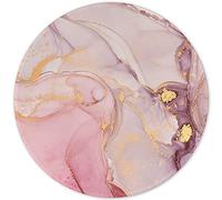 ITNRSIIET Tapis de Souris avec Bords Cousus - Tapis de Souris de qualité supérieure texturé - Imperméable - pour Ordinateur Portable, PC, Bureau - Design Mignon - Marbre texturé Rose
