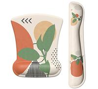 ITNRSIIET Tapis de souris de jeu avec support de poignet, support de poignet clavier et tapis de souris avec repose-poignet, base antidérapante en polyuréthane, style abstrait moderne