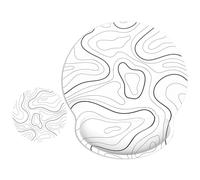 ITNRSIIET Tapis de souris ergonomique avec repose-poignet - Surface lisse - Base en caoutchouc antidérapante - Fournitures de bureau confortables - Soulage la douleur - 24,9 x 23,1 cm - Contour