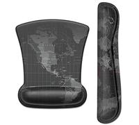 ITNRSIIET Tapis de souris repose-poignet pour clavier,Tapis de souris ergonomique antidérapant en mousse à mémoire de forme,Facile à saisir,Soulage la douleur,Parfait pour PC, bureau, carte